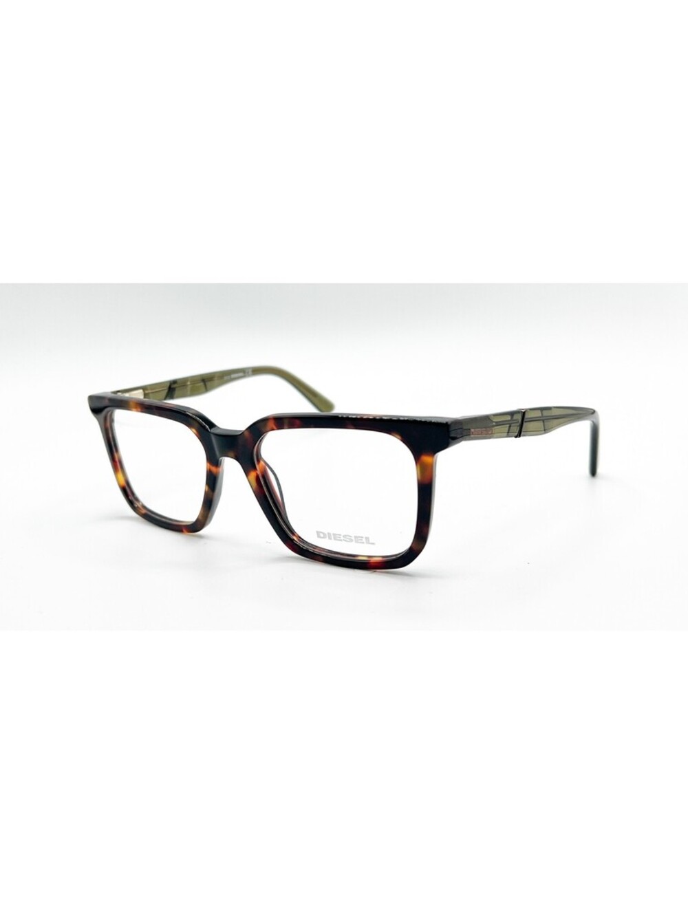 Diesel Dl 5276 052 Havana Green Authentic Eyeglasses 52-17-145